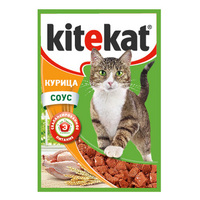 Паучи для кошек в соусе с курицей